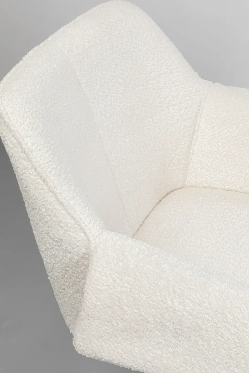 KARE Design Sedia girevole Bess creme - KARE> Sedie