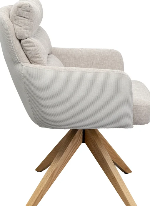 KARE Design Sedia girevole Bosse Nature - KARE> Sedie