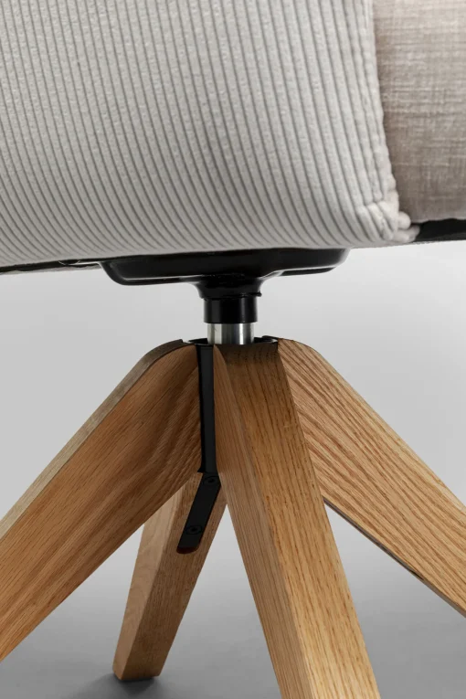 KARE Design Sedia girevole Bosse Nature - KARE> Sedie