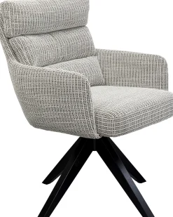 KARE Design Sedia girevole Bosse Nero - KARE> Sedie