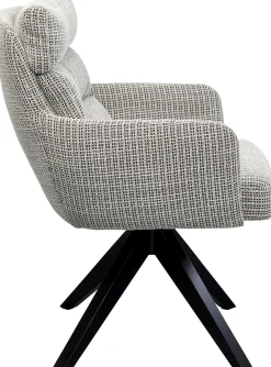 KARE Design Sedia girevole Bosse Nero - KARE> Sedie
