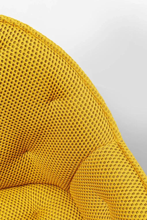 KARE Design Sedia girevole Carlito Mesh giallo - KARE> Sedie