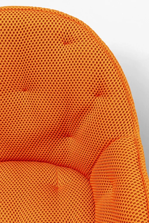 KARE Design Sedia girevole Carlito Mesh arancione - KARE> Sedie