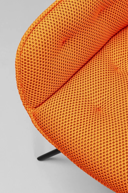 KARE Design Sedia girevole Carlito Mesh arancione - KARE> Sedie