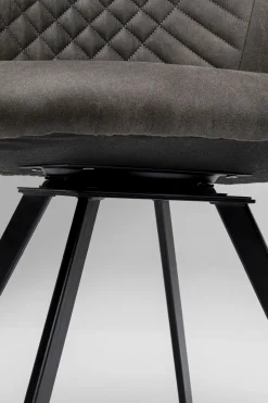 KARE Design Sedia girevole Coco antracite - KARE></noscript> Sedie