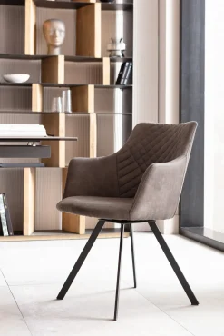 KARE Design Sedia girevole Coco antracite - KARE></noscript> Sedie