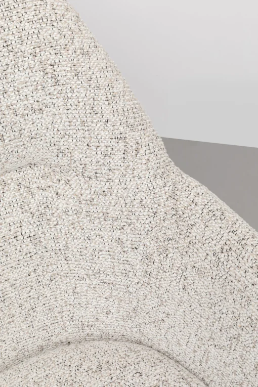 KARE Design Sedia girevole Coco crema - KARE> Sedie