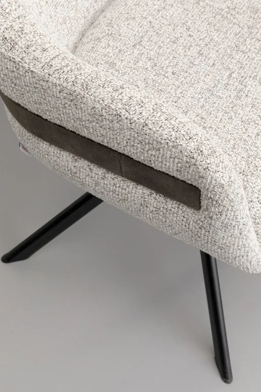 KARE Design Sedia girevole Coco crema - KARE> Sedie