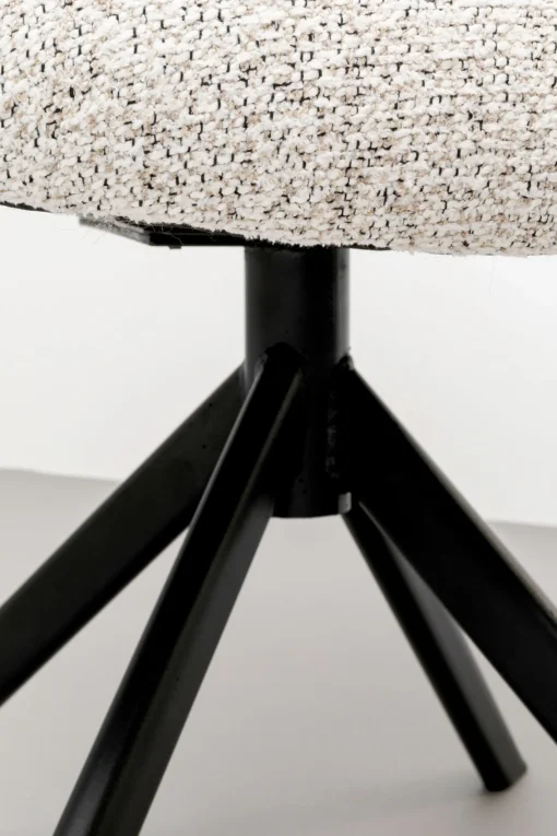 KARE Design Sedia girevole Coco crema - KARE> Sedie