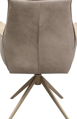 KARE Design Sedia girevole con braccioli Liverpool Greige - KARE></noscript> Sedie
