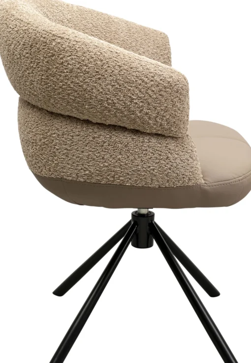 KARE Design Sedia girevole con braccioli Tasty - KARE> Sedie
