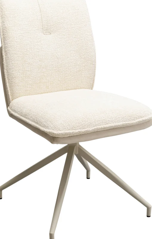 KARE Design Sedia girevole Hilla bianco - KARE> Sedie