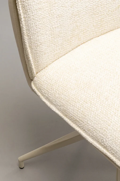 KARE Design Sedia girevole Hilla bianco - KARE> Sedie