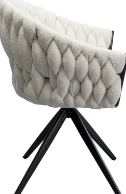 KARE Design Sedia girevole Knot Boucle - KARE> Sedie