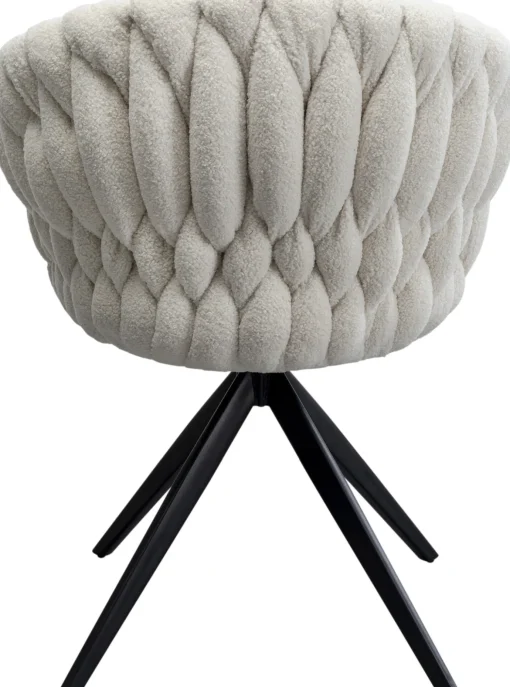 KARE Design Sedia girevole Knot Boucle - KARE> Sedie