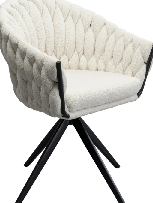 KARE Design Sedia girevole Knot Boucle - KARE> Sedie