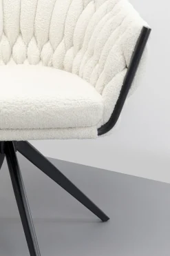 KARE Design Sedia girevole Knot Boucle - KARE></noscript> Sedie