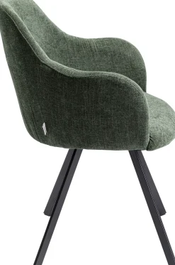 KARE Design Sedia girevole Lady Loco Coco verde - KARE> Sedie