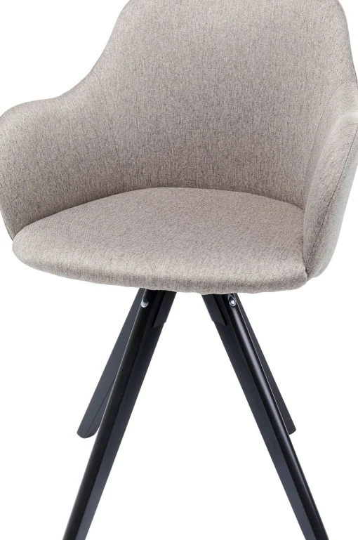 KARE Design SEDIA GIREVOLE LADY LOCO TAUPE - KARE> Sedie