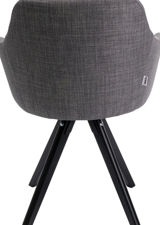 KARE Design Sedia girevole Madame grigio - KARE> Sedie