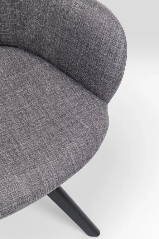KARE Design Sedia girevole Madame grigio - KARE> Sedie