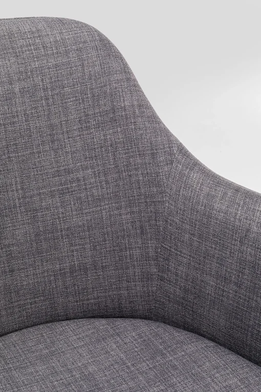 KARE Design Sedia girevole Madame grigio - KARE> Sedie