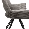 KARE Design Sedia girevole Rich grigio scuro - KARE> Sedie