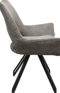 KARE Design Sedia girevole Rich grigio scuro - KARE> Sedie