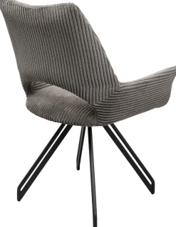 KARE Design Sedia girevole Rich grigio scuro - KARE> Sedie