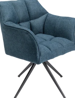 KARE Design Sedia girevole Thinktank Blu - KARE></noscript> Sedie