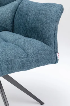 KARE Design Sedia girevole Thinktank Blu - KARE></noscript> Sedie
