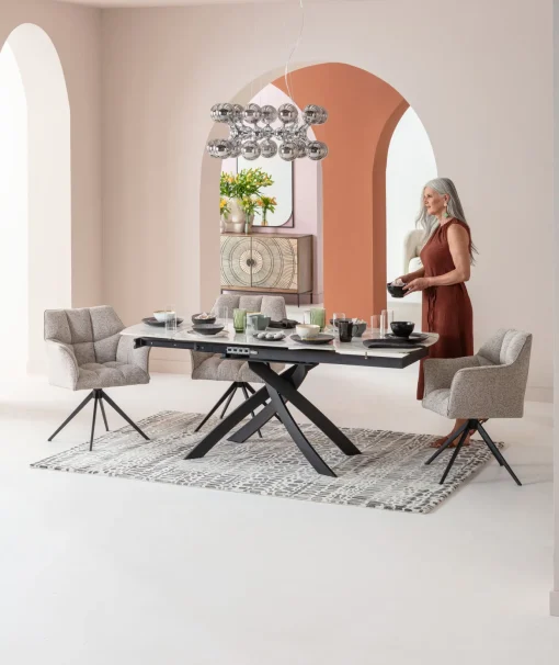 KARE Design Sedia girevole Thinktank Mix - KARE> Sedie