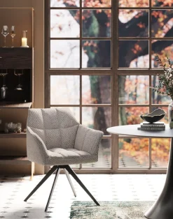 KARE Design Sedia girevole Thinktank grigio - KARE></noscript> Sedie