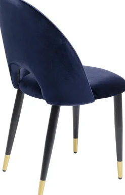 KARE Design Sedia Iris in velluto blu (2/set) - KARE> Sedie