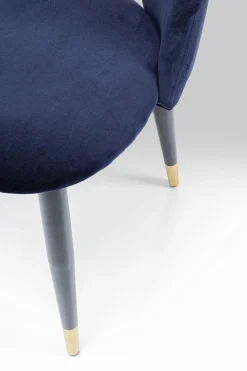 KARE Design Sedia Iris in velluto blu (2/set) - KARE></noscript> Sedie