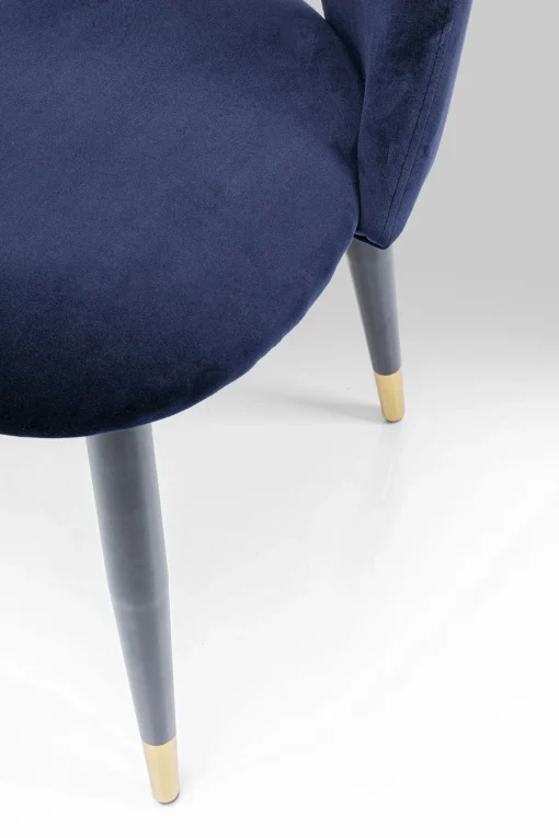 KARE Design Sedia Iris in velluto blu (2/set) - KARE> Sedie