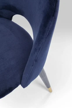 KARE Design Sedia Iris in velluto blu (2/set) - KARE></noscript> Sedie