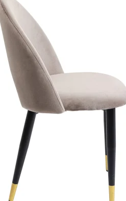 KARE Design Sedia Iris in velluto grigia (2/set) - KARE> Sedie