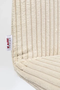 KARE Design Sedia Lara Cord crema - KARE></noscript> Sedie