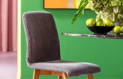 KARE Design Sedia Lara Cord grigio - KARE></noscript> Sedie