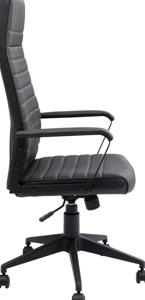 KARE Design SEDIA UFFICIO GIREVOLE LABORA ALTO NERO - KARE> Sedie