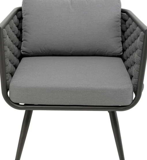 KARE Design Set poltrone Rimini antracite (4/pz.) - KARE> Divani