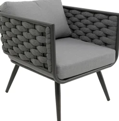 KARE Design Set poltrone Rimini antracite (4/pz.) - KARE></noscript> Divani