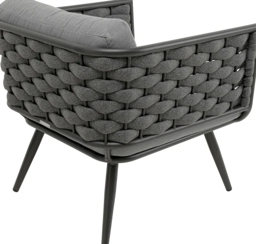 KARE Design Set poltrone Rimini antracite (4/pz.) - KARE> Divani