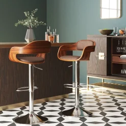 KARE Design Sgabello Bar Monaco Chocolate - KARE> Sgabelli Bar
