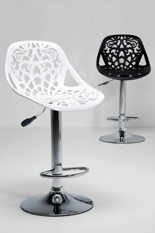 KARE Design Sgabello Bar Ornament Bianco - KARE> Sgabelli Bar