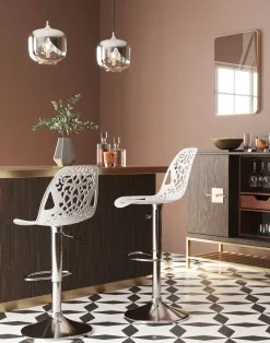 KARE Design Sgabello Bar Ornament Bianco - KARE></noscript> Sgabelli Bar