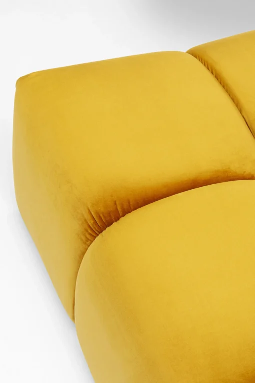 KARE Design Sgabello Belami velluto ambra - KARE> Pouf