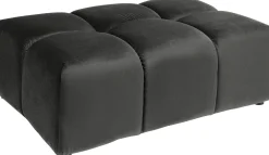 KARE Design Sgabello Belami velluto grigio - KARE></noscript> Pouf