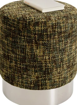 KARE Design Sgabello Berry High Silber verde Ø39cm - KARE> Pouf